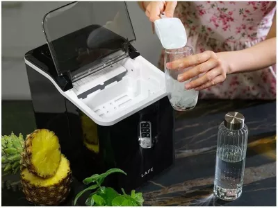 Kostkarka Lafe IceTwist Pro, elektronike, 1.5L, 12kg/24h, e zezë