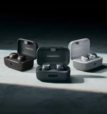 Kufje Sennheiser Momentum True Wireless 4 30 orë, ANC, LE Audio/Auracast, Qi, White-Silver