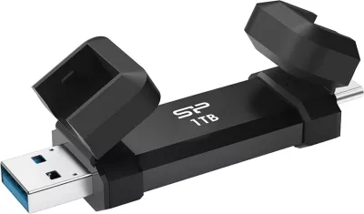 USB flash drive Silicon Power DS72, 1 TB, USB 3.2 Gen 2, Type-A/Type-C, Zi
