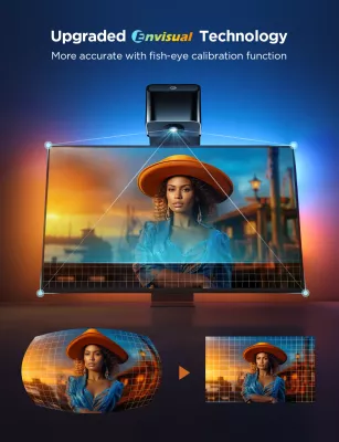 Dritë LED prapa TV Govee Envisual TV Backlight 3 Lite 75-85"