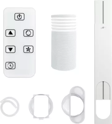 Kondicioner portativ, Elit, E-7025F CoolGO, 2 kW 7000 BTU, 3-në-1, me telekomandë, i bardhë