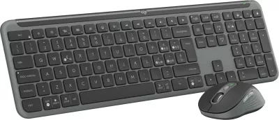 Set maus dhe tastierë Logitech SGN SLIM COMBO MK950 BUSINESS, wireless, gri