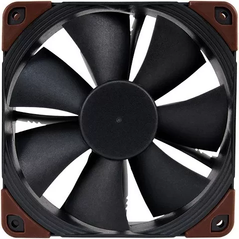 Ventilator kulle kompjuteri Noctua NF-F12 industrialPPC-2000 PWM, 12 cm, Zi, Kafe