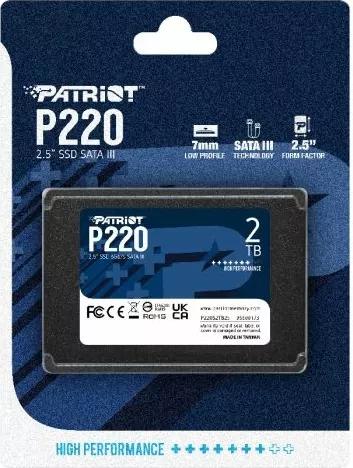 SSD disk Patriot P220 2TB 2.5\" SATA3 thumbnail 3