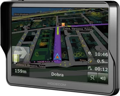 Navigacion për vetura MODECOM FreeWAY CX 7.3, 16 GB, E zezë