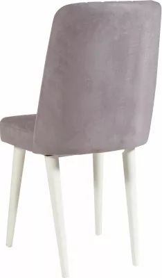 Set tavoline me karrige për ngrënie, e zgjatshme, 4 pjesë, Skye Decor, Vina 0701 - 3, e bardhë, gri