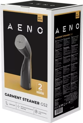 Hekur me avull dore AENO GS2 1190W, gri metalike, set me çantë udhëtimi, gotë matëse dhe dorezë