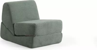 Krevat-kolltuk një vendësh Atelier del Sofa, Origami, ngjyrë e gjelbër