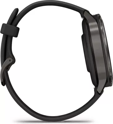 Smartwatch Garmin Venu® 4, Slate/Black Silicone Band, 41 mm