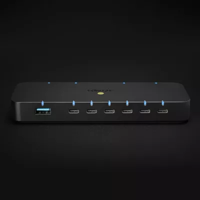 Hub USB RØDE Hub 10Gbps, 7x USB-C (1x PD 100W), 1x USB-A 3.2, lexues SD/microSD, zi, set me kabllo e adaptorë rryme