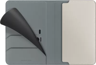 Mbështjellës pasaporte UNIQ Belmont me RFID, Gjelbër/Fildish