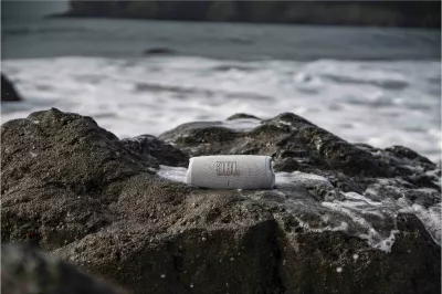 Altoparlant JBL Charge 5, Bluetooth, 20 orë, i bardhë