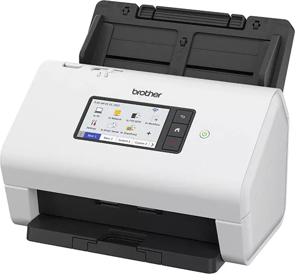 Skaner Brother ADS-4900W, 600x600 DPI, 100 fletë ADF, Wi-Fi, Touchscreen