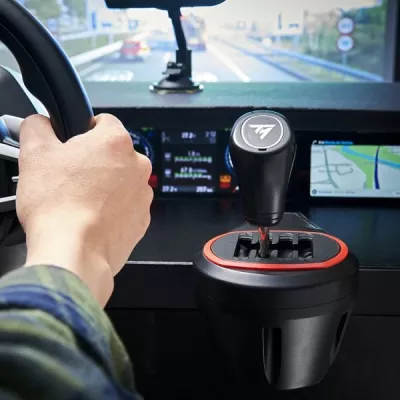 Ndërrues marshe Thrustmaster TH8S, 8 marshe H-pattern, USB/USB-C, me kapëse montimi, i zi