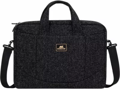 Çantë laptopi RIVACASE 7931 15.6 inç, e papërshkueshme nga uji, me rrip, e zezë