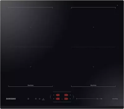 Pllakë gatimi induksion, Samsung, NZ64B5066GK/U2, 7.4 kW, Dual Flex Zone, Wi‑Fi, e zezë