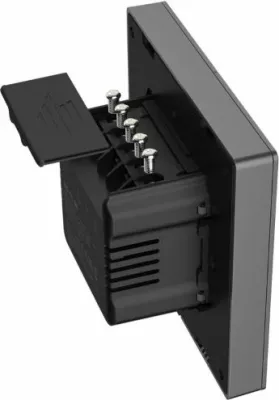 Switch i mençur muri Wi‑Fi SONOFF M5-2C-86, 2 kanale, standard EU 86, gri e errët