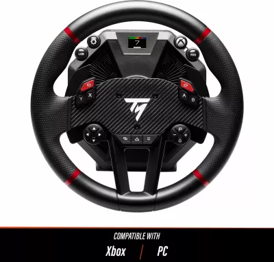 Timon sim racing Thrustmaster T598-X Direct Drive 5 Nm 30 cm për Xbox & PC, i zi/kuq, set me pedale