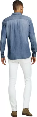 Këmishë për meshkuj Jack & Jones JJESHERIDAN L/S, denim [Madhësia: XXL]