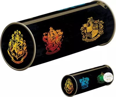 Kutizë lapsash Pyramid Harry Potter Colourful Crest Dark, e zezë