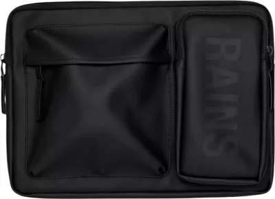 Këllëf për laptop për meshkuj Rains Texe Laptop Case 15/16 W1, i zi