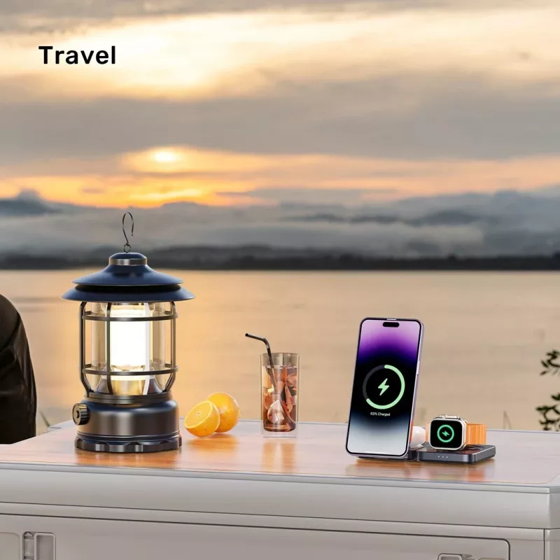 Karikues wireless UNITEK P1300AGY01 për celular, kufje, smartwatch, Gri
