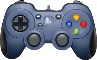 Gamepad Logitech G F310, PC, Wired, USB 2.0, i zi, i kaltër