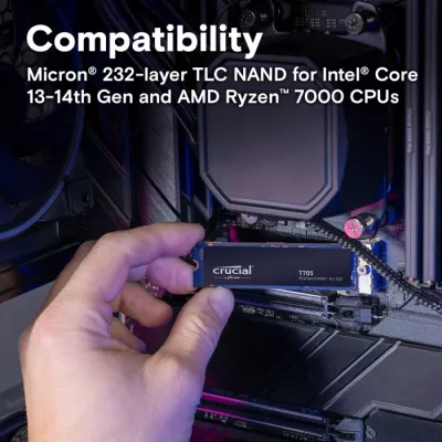 SSD Crucial T705 CT4000T705SSD3 4TB M.2 2280 NVMe PCIe Gen5