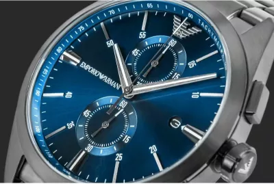 Orë dore për meshkuj Emporio Armani, titanium