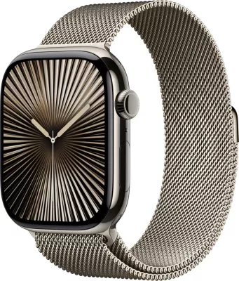 Rrip Apple 46mm Milanese Loop, M/L, Ngjyrë natyrale