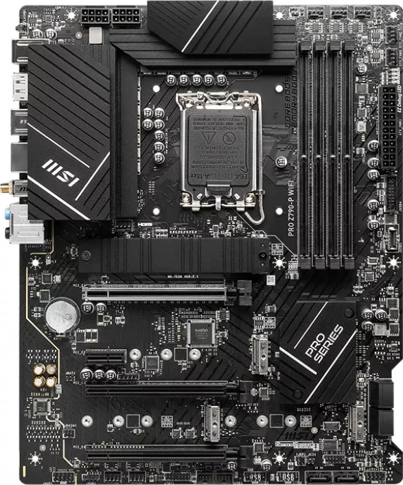 Pllakë amë MSI PRO Z790-P WIFI, Intel, LGA 1700, DDR5-SDRAM, 128 GB