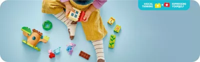 Set ndërtimi LEGO DUPLO Peppa Pig 10431, 20 pjesë, shumëngjyrësh