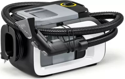 Pastrues me ujë dhe tharje Karcher SE 3 Compact, 1.7L, 500W, zi/bardhë