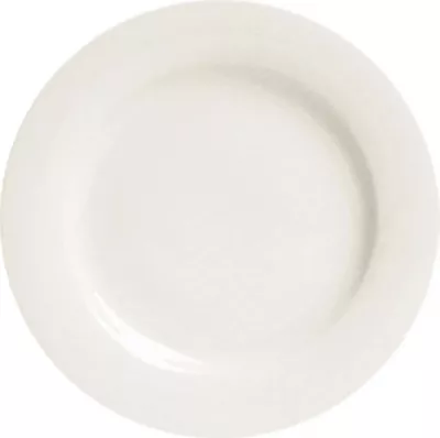 Pjatë porcelani Porland Dove 300 mm, krem, set 6 copë