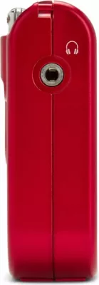 Radio xhepi Aiwa RS-55/RD FM/AM, dalje 3.5mm, 2x AA, set me kufje + qese mbrojtëse, kuqe