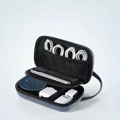 Çantë organizuese udhëtimi UGREEN 50903, 20.3×12.9×7.2 cm, dy-shtresore, EVA/Oxford, gri