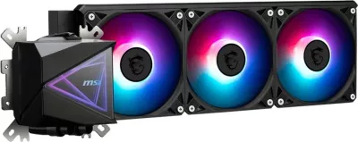 Ftohës uji all-in-one MSI MAG Coreliquid I360, 3 ventilatorë 12cm, RGB, zi