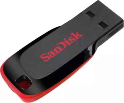 USB memorje SanDisk Cruzer Blade SDCZ50-032G-B35 32GB USB-A 2.0, 1 copë, e kuqe/zezë