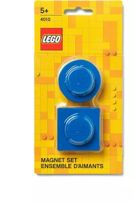 Set magnetësh LEGO, elemente rrethore & katrore 47 mm, blu