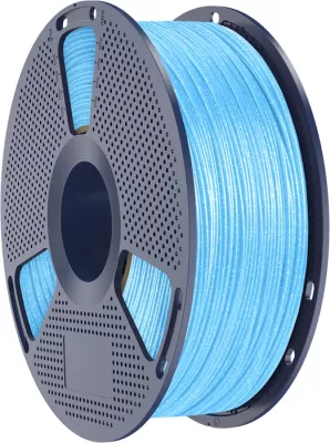 Filament 3D printing Sunlu PLA Twinkling Blu 1.75 mm 1 kg, blu me shkëlqim