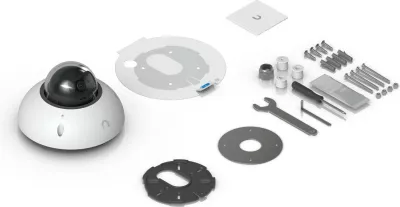 Kamerë sigurie IP Ubiquiti G6 Dome, 4K 8MP, PoE, IP66 IK10, e bardhë