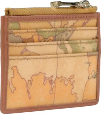 Portofol i vogël për femra Alviero Martini Prima Classe CARDS COINS HOLDER C W373 6000, bezhë e errët