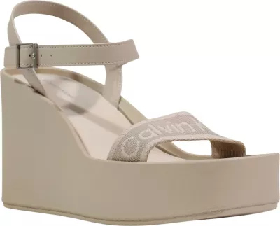 Sandale për femra Calvin Klein HW0HW02882, bezhë [Madhësia: 39]
