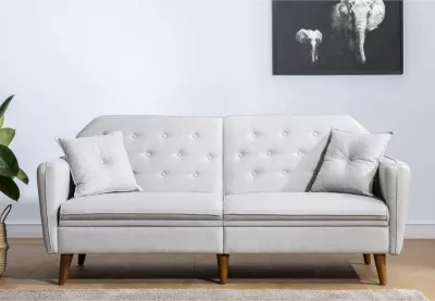 Divan-krevat 3 vendesh, Atelier del Sofa, krem