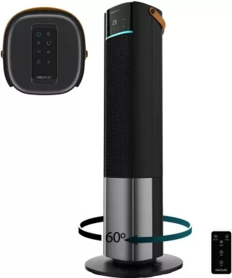 Ngrohës elektrik Cecotec ReadyWarm 2070 Max Ceramic Rotate Smart, 2000W, i zi