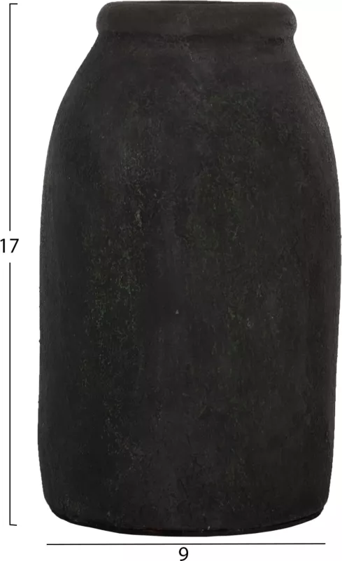Vazo dekorative 3 copë, FH7711, ngjyrë gri fosile