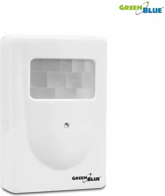 Alarm sinjalizues hyrjeje pa tela GreenBlue GB3400, me sensor PIR, 5 melodi, i bardhë, set sensor + marrës