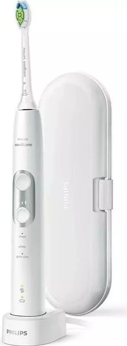 Furçë dhëmbësh sonike Philips Sonicare ProtectiveClean 6100 HX6877/28, e bardhë