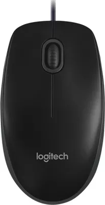 Set tastierë dhe maus Logitech MK120, layout grek, me kabllo, USB, i zi