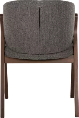 Karrige për ngrënie HANA FH9746.02 dru gome ngjyrë arre-stof ngjyrë gri 55x60x84H cm., set prej 2 copë